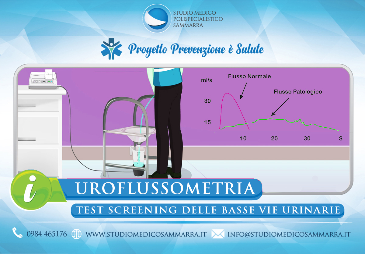 Uroflussometria: Test screening per la prevenzione di patologie delle basse vie urinarie a Cosenza e Rende