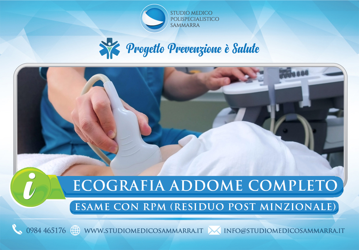 Ecografia Addominale Completa con RPM a Cosenza e Rende